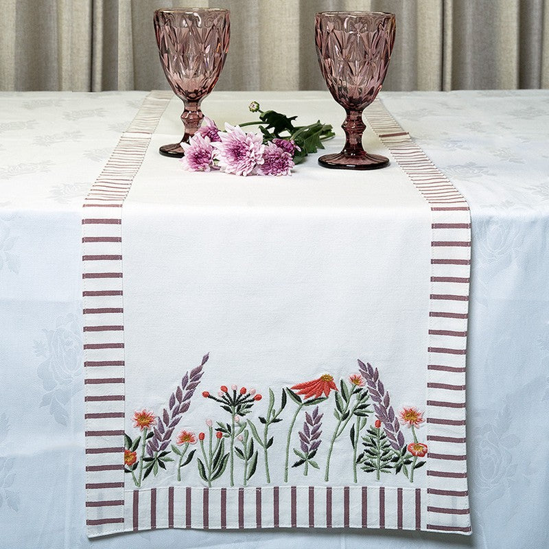 Fern Haven Cotton Table Runner