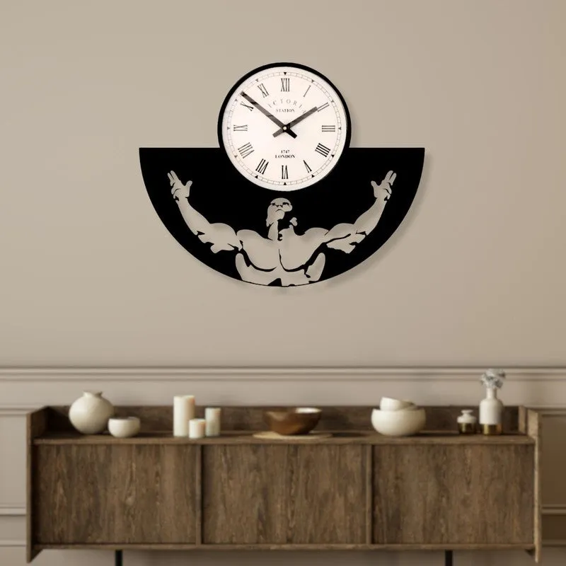 Bold Craft Steel Analog Wall Clock media 3