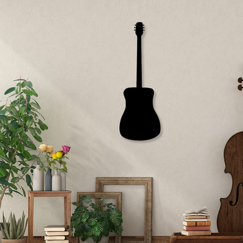 Guitar Love Black Iron Wall Accent
