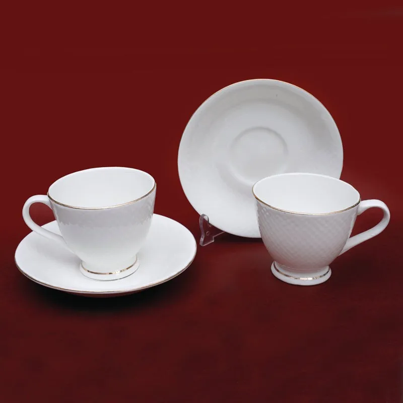 Kai  Bone China Cup & Saucer (300 ML) - Twelve Piece Set media 4