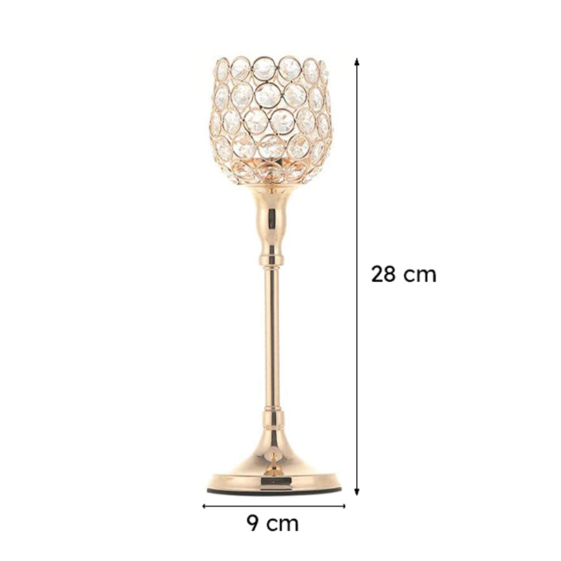 Its A Crystal Affair Tall Tealight Candle Holder - Set Of Two media 6