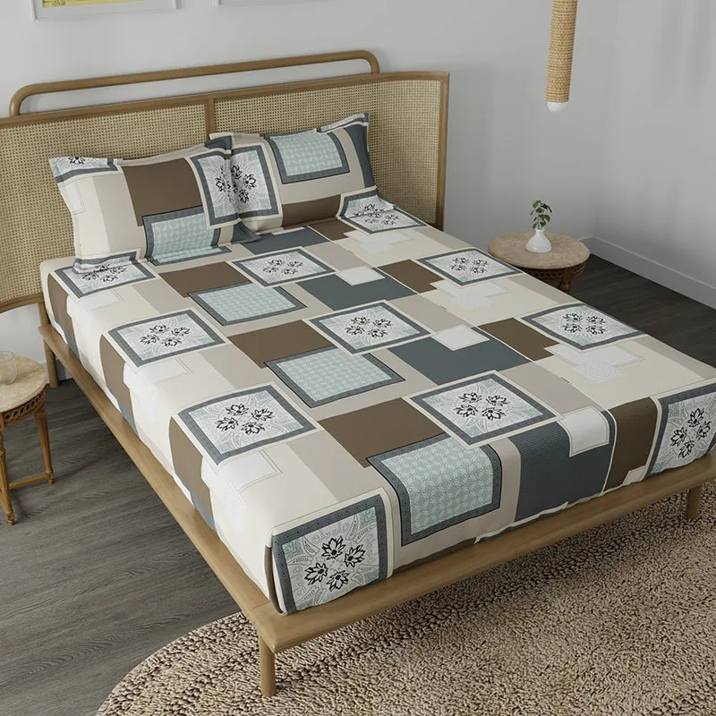 Joan Fitted Microfiber Microfiber Bedsheet - 150 GSM media 1