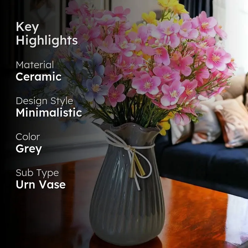Quirky Symmetry Vase - Grey media 2