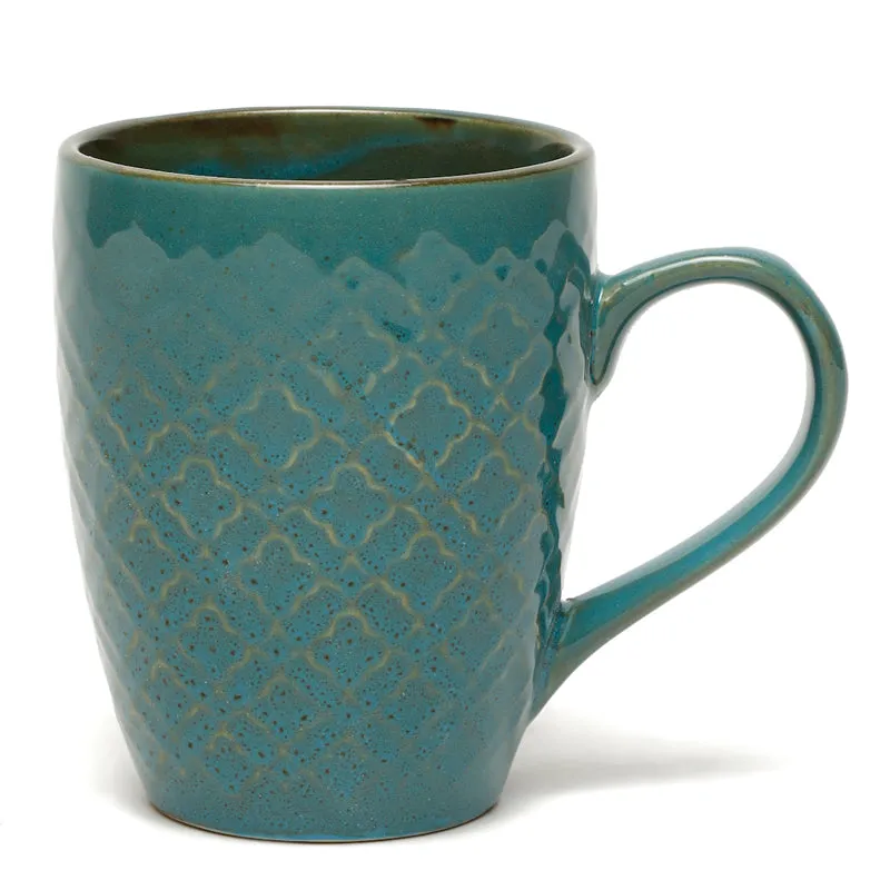 Emerald Ceramic,Stoneware Coffee Mug (370 mL Each) - Set Of Two - 4