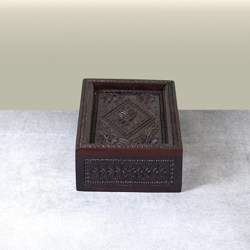 Layra Mango Wood Masala Box media 3