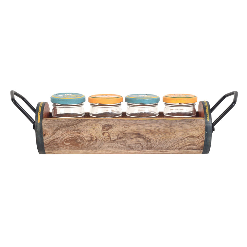 Pichwai Condiment Set - Five Piece Set media 6