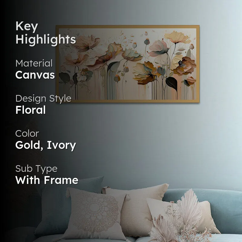 Eudora Flora Canvas Wall Painting media 2