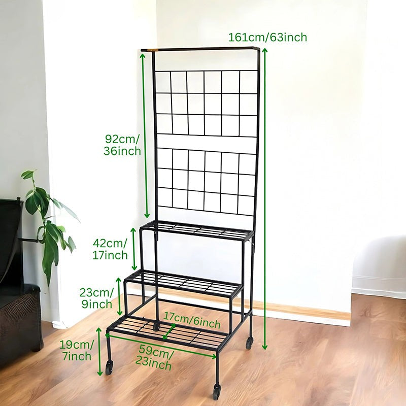 Graziana Tiered Planter Stand - Black media 9