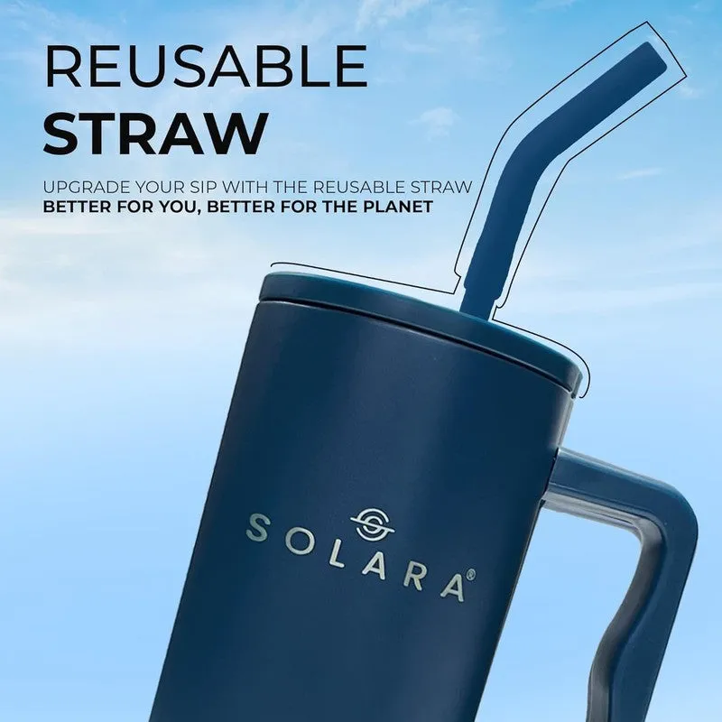 Solara Aqua Joy Stainless Steel Tumbler (1200 mL) - Blue media 7