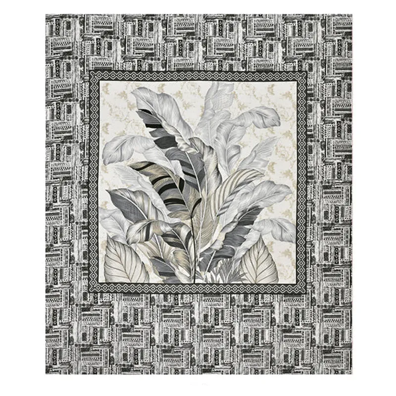 Little Explorers Floral Cotton Bedsheet (Grey) - 140 TC media 6