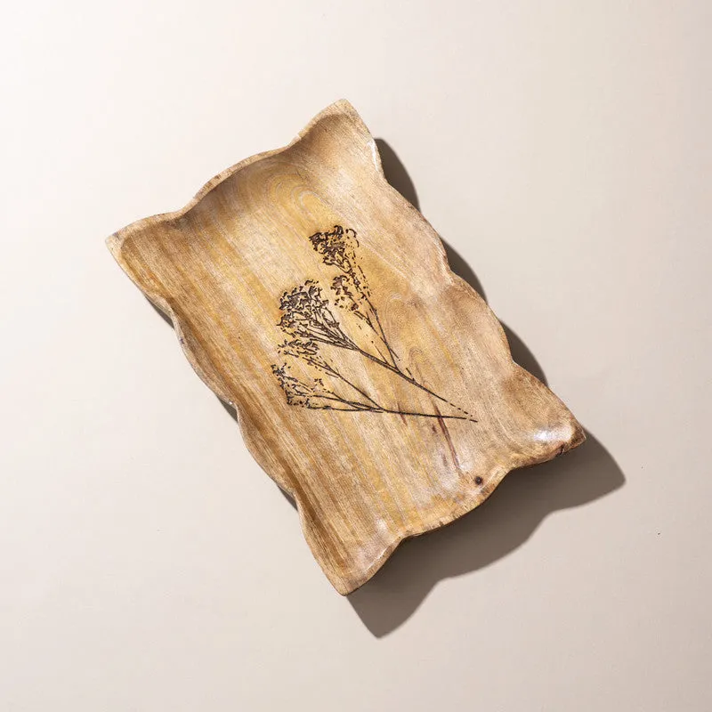 Triven I Handcrafted Mango Wood Platter media 3