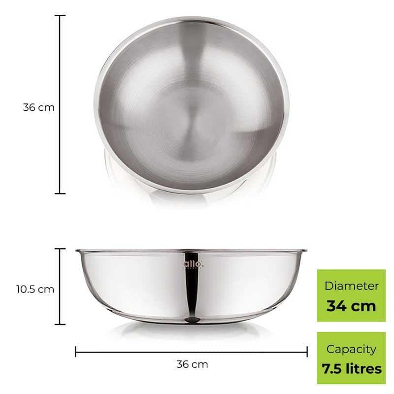 Tobie Stainless Steel Mixing Bowl - 7500 mL media 5