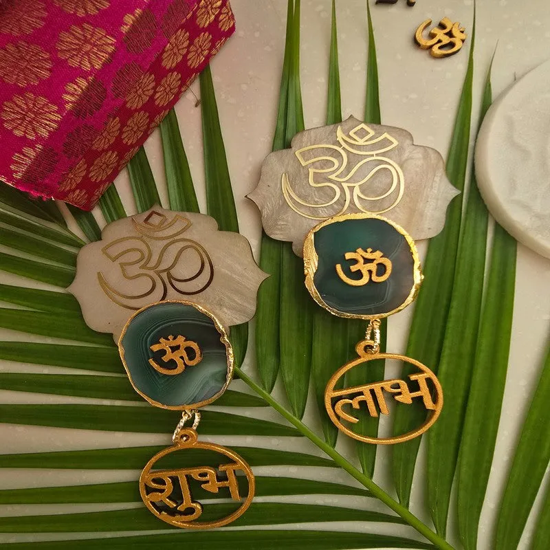Arnika Shubh Labh Printed Latkan - Set Of Two media 3
