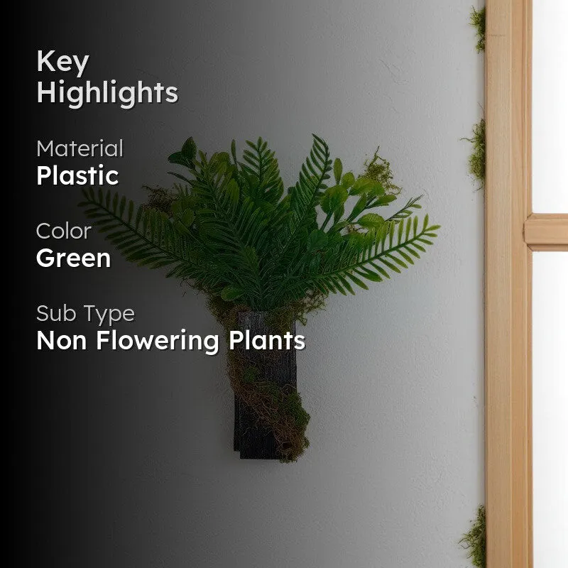 ZyraGreen Wall Mount Artificial Plants - 0.8 Feet media 2