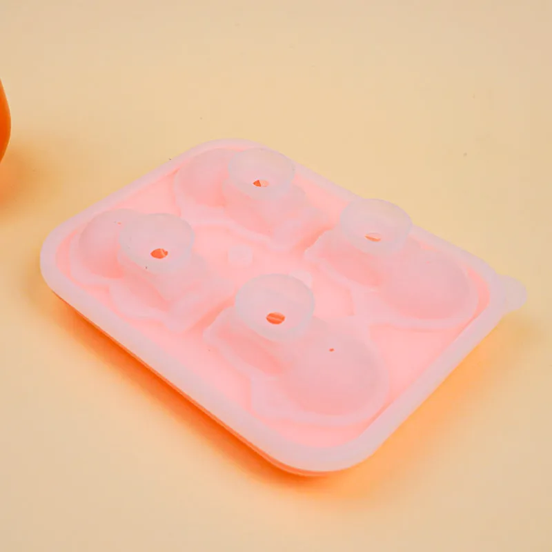 Astronaut Silicone Ice Cube Mould - Peach media 6