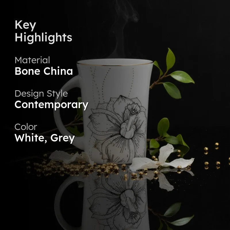 Artistic Bone China Coffee Mug (300 mL) media 2