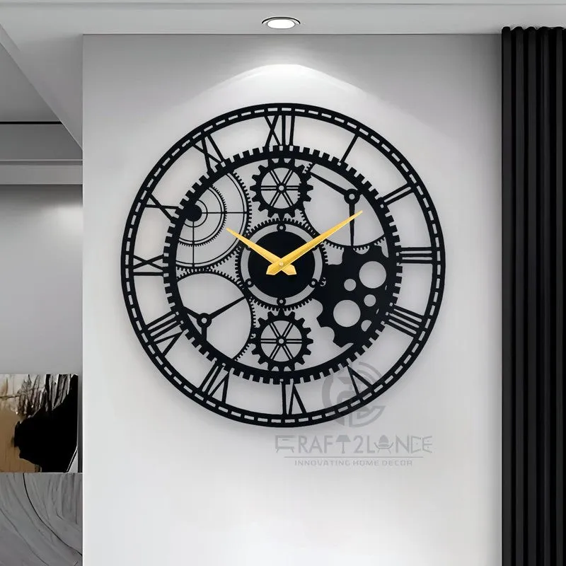 Glance Silent Wall Clock - Black media 3