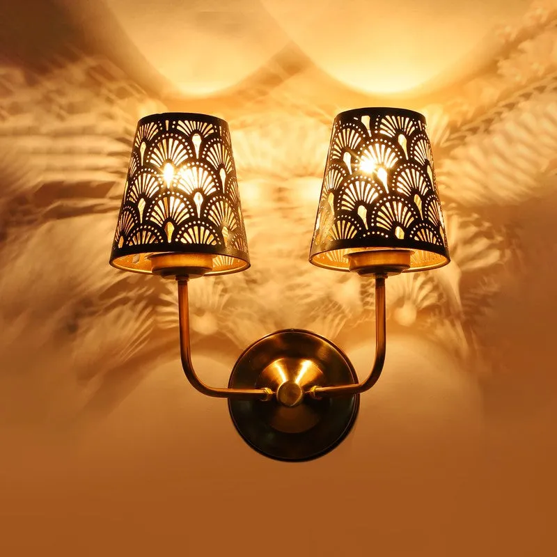 Filigree Duo Metal Wall Lamp media 7