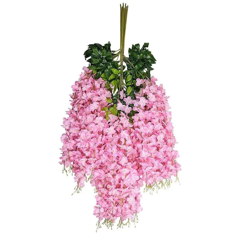 Graceful Blooms Vibrant Artificial Flowers - Set Of Six media 4