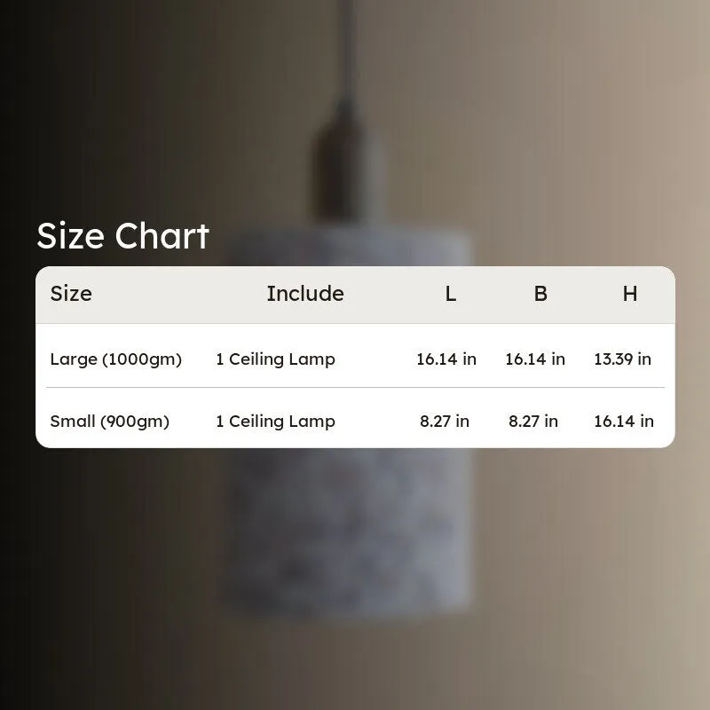 Orange Tree Flake Fabric Ceiling Lamp - Beige media 8