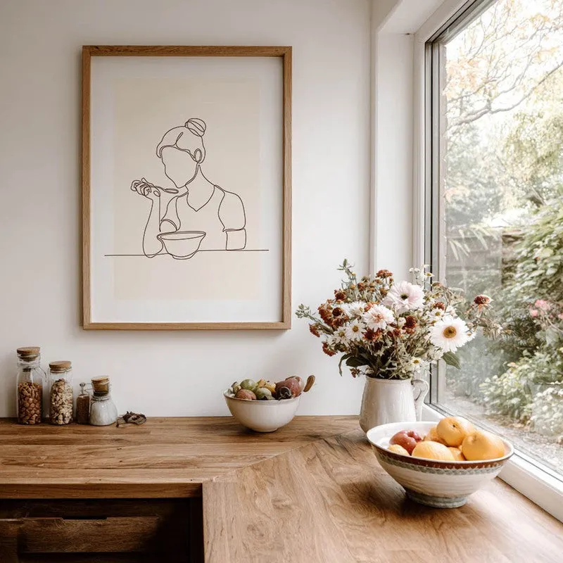 FigureLine Archival Canvas Wall Art - Brown media 7