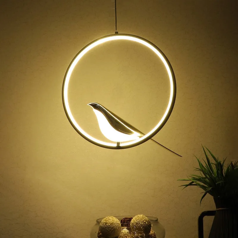 Irayra Bird Iron & Acrylic Wall Lamp media 4