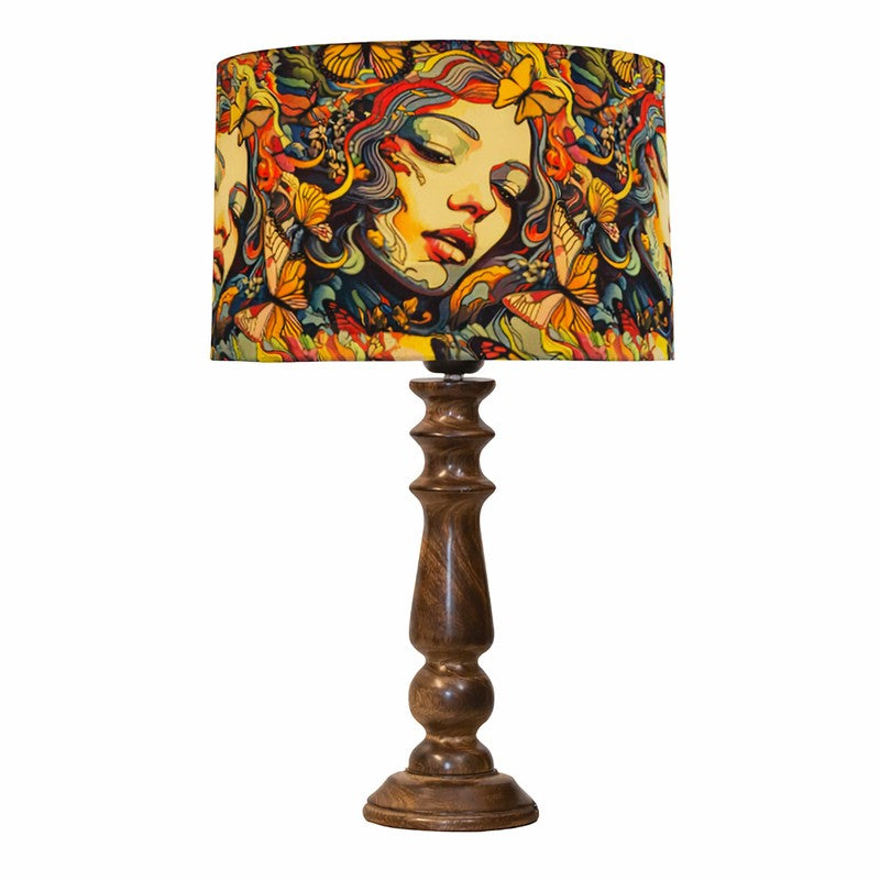 FemmeVista Wooden Table Lamp media 5
