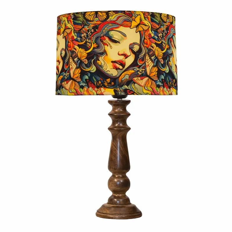 FemmeVista Wooden Table Lamp media 5