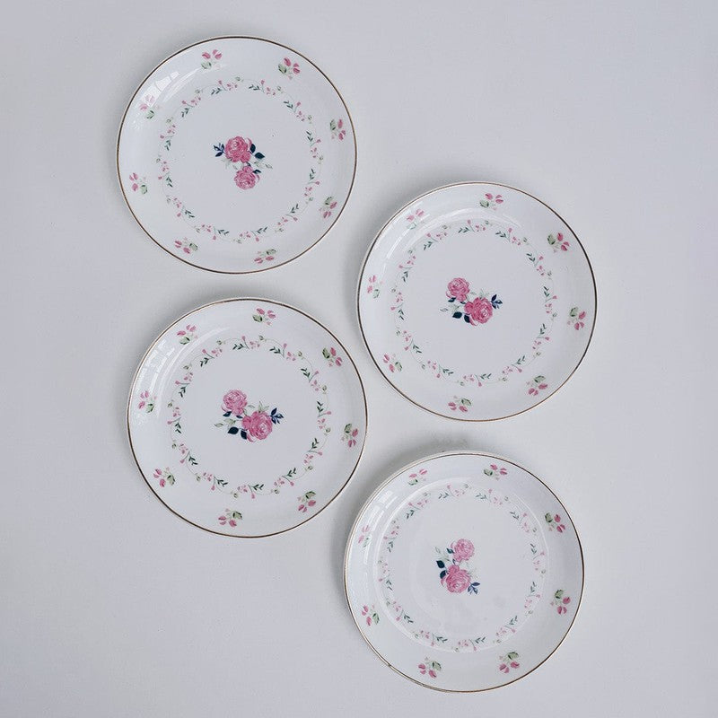 Magique by The Wishing Chair Portrait of Rose Amber Ceramic Platter & Plates With Giftbox - Five Piece Set media 7