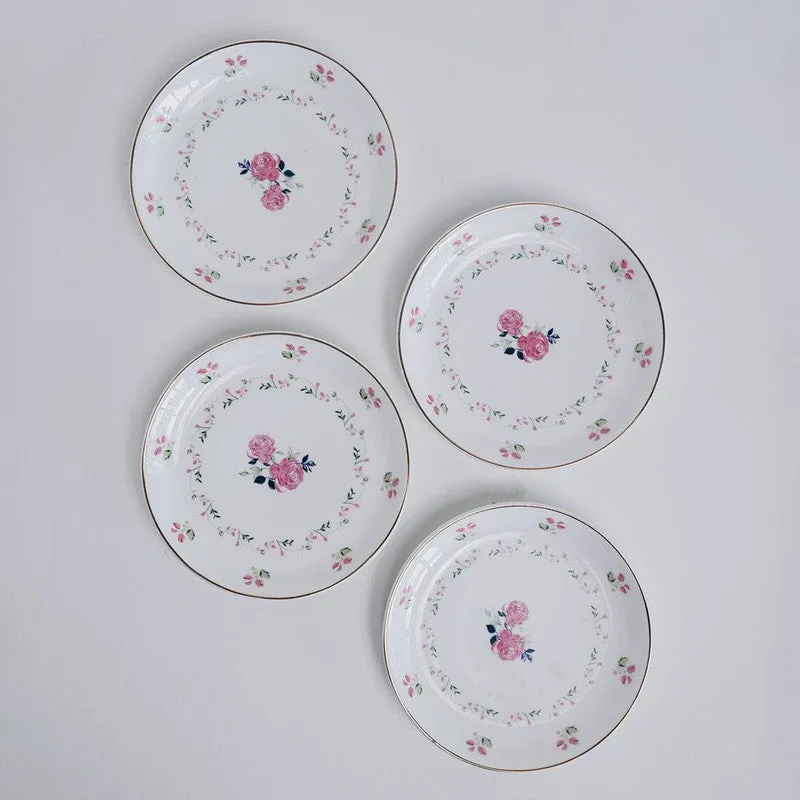 Magique by The Wishing Chair Portrait of Rose Amber Ceramic Platter & Plates With Giftbox - Five Piece Set media 7