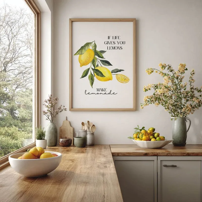 Yelllow Zest Archival Canvas Wall Art - Brown media 5