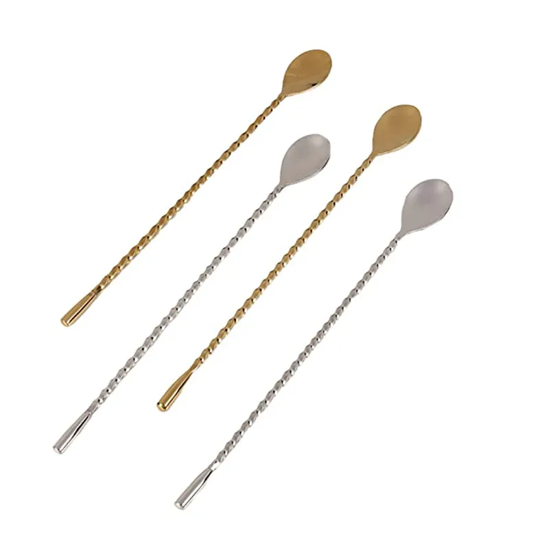 Mixline Bar Spoon (Gold,Nickel) - Set Of Four media 3