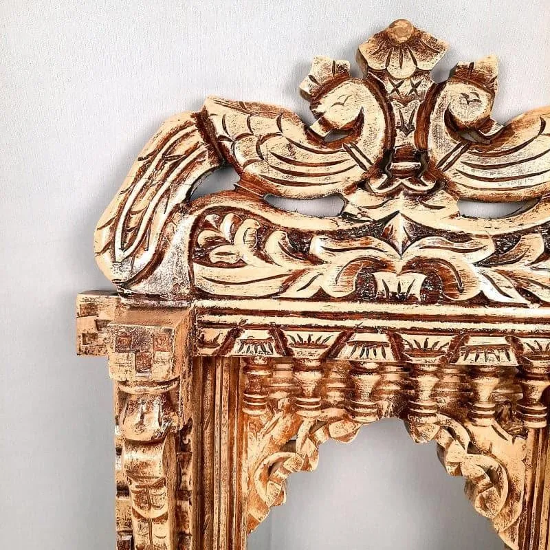 Mayoor Jharokha Wooden Wall Accent media 4