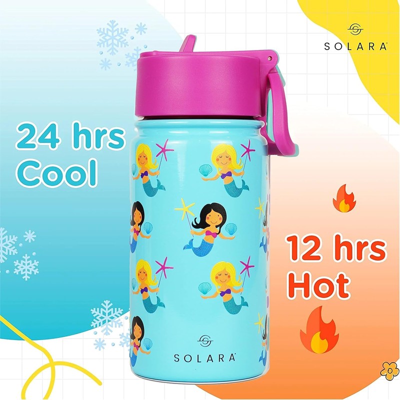 Solara Insulated Stainless Steel Bottle (450 mL) - Blue,Purple media 4