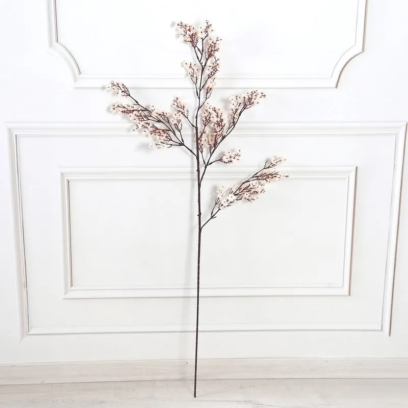 Gypsophila Artificial Flower Stem - White media 3