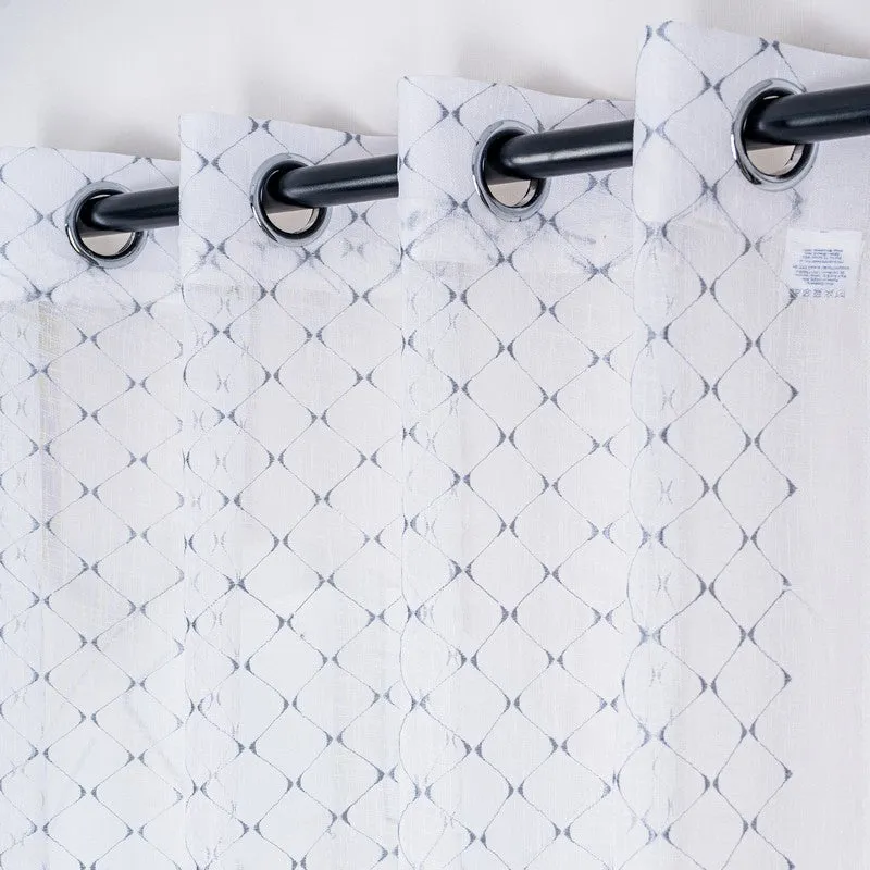 Zyvar Artform Printed Curtain - Set Of Two media 7