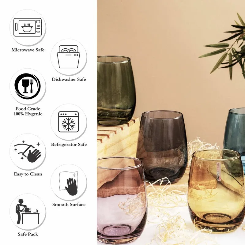 Glass Drinking Glasses (320 mL Each) - Set Of Six media 4