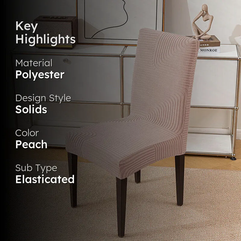 Wrapture Solid Chair Cover - Dusty Pink media 2