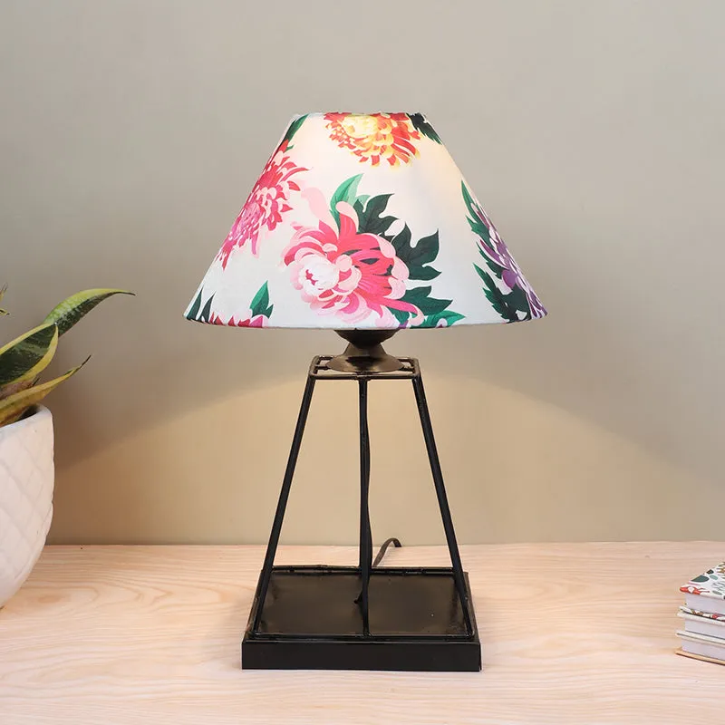 Miyabi Aeon Printed Metal Table Lamp - Multicolor media 2