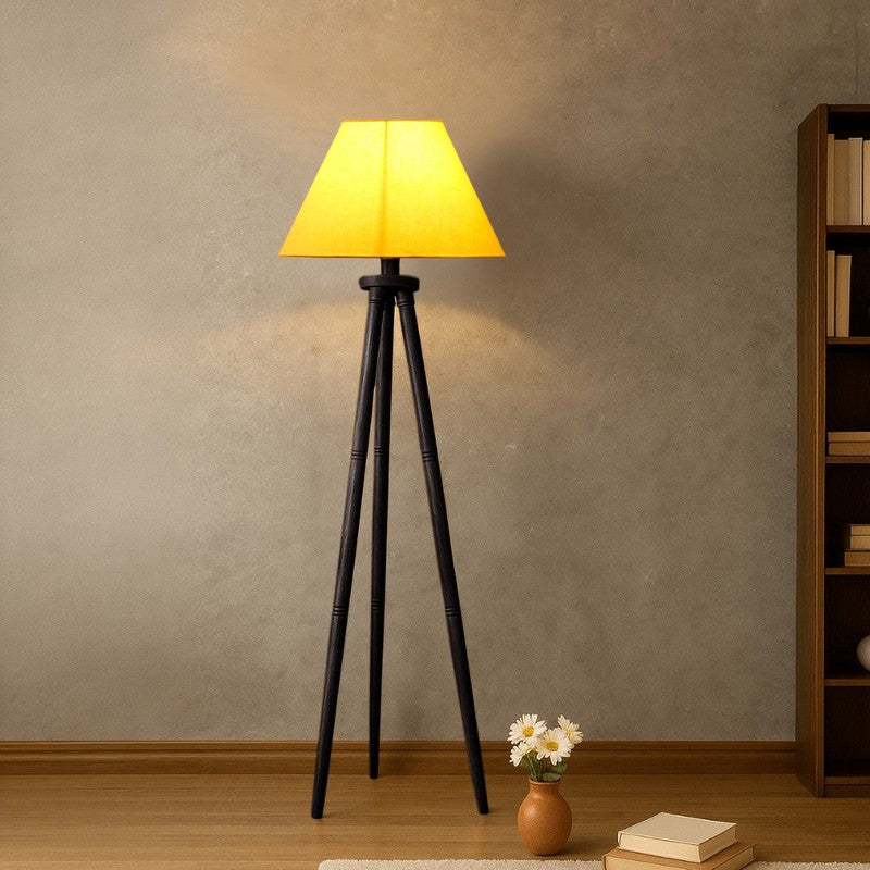 TriElite Conical Floor Lamp (Yellow)