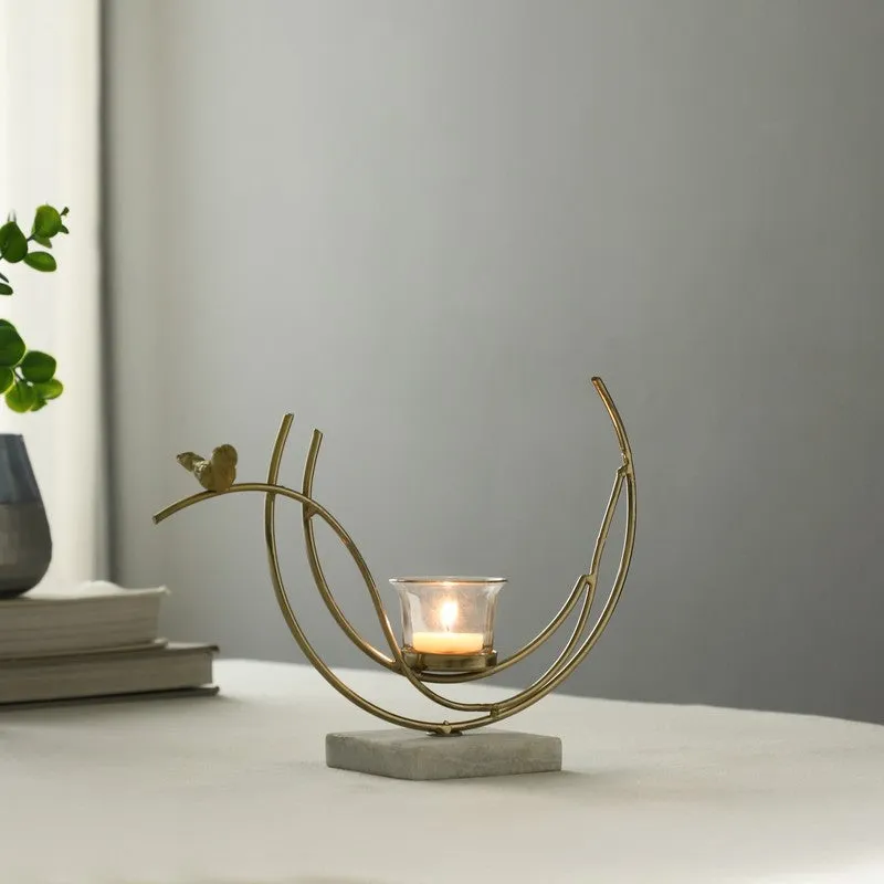 Aaradhya Flame Tea Light Candle Holder media 3