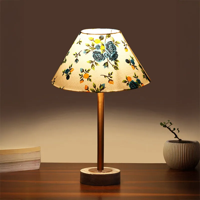 Zenvia Cone Rodin Wooden Table Lamp - Multicolor media 1