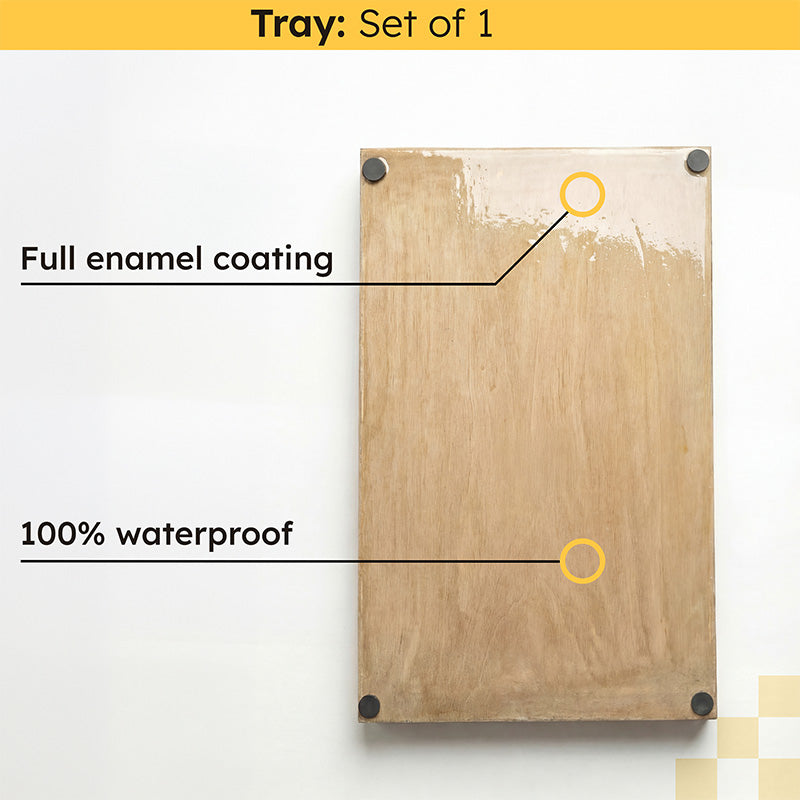 Rajvaha Wood Serving Tray media 10