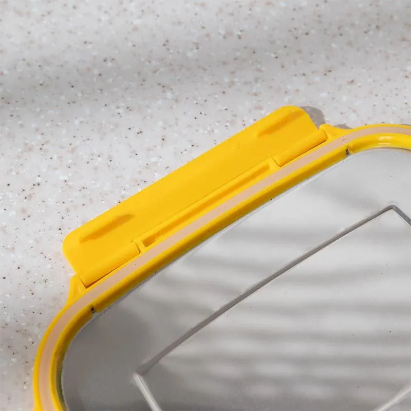Vidora Yellow Stainless Steel Lunch Box (775/150 mL) - Two Piece Set media 6