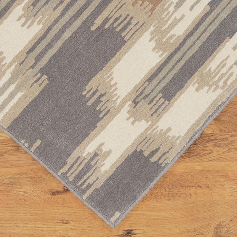 Cirdan Abstract Wool & Nylon Carpet -  Brown & Grey media 5