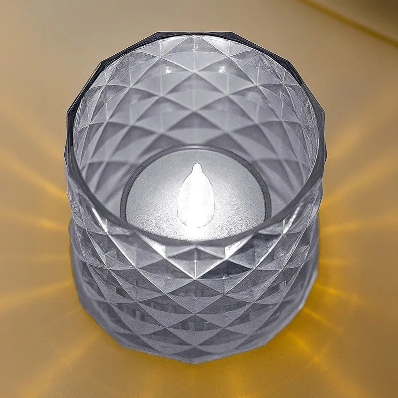 AuraLume Multi Choice Candle Holders (Grey) - Set Of Four media 3