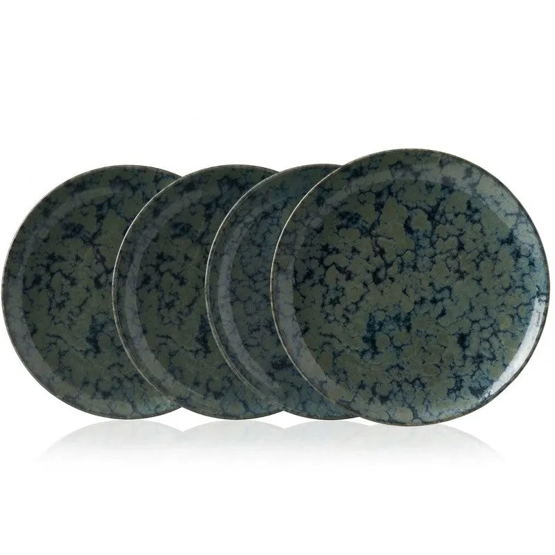 Ceramic Dinner Plates (Grey) - Set of Four media 3