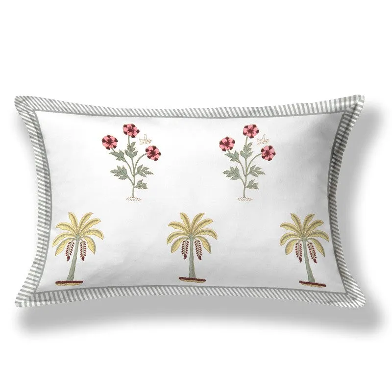 Haveli Space Cotton Bedsheet (White, Red) - 180 TC media 5