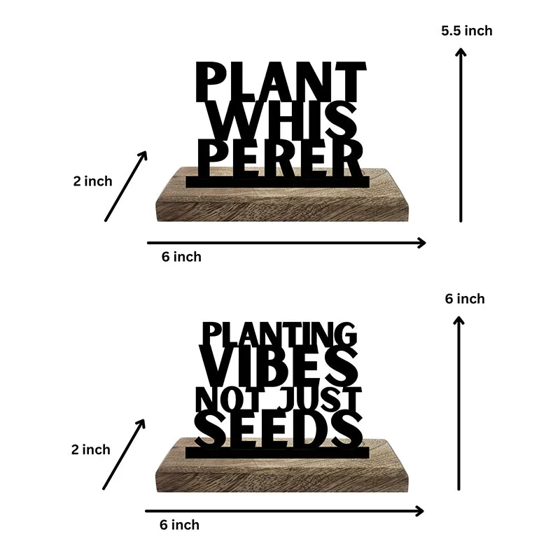 Plant Whisperer Showpiece - Set Of Two media 4