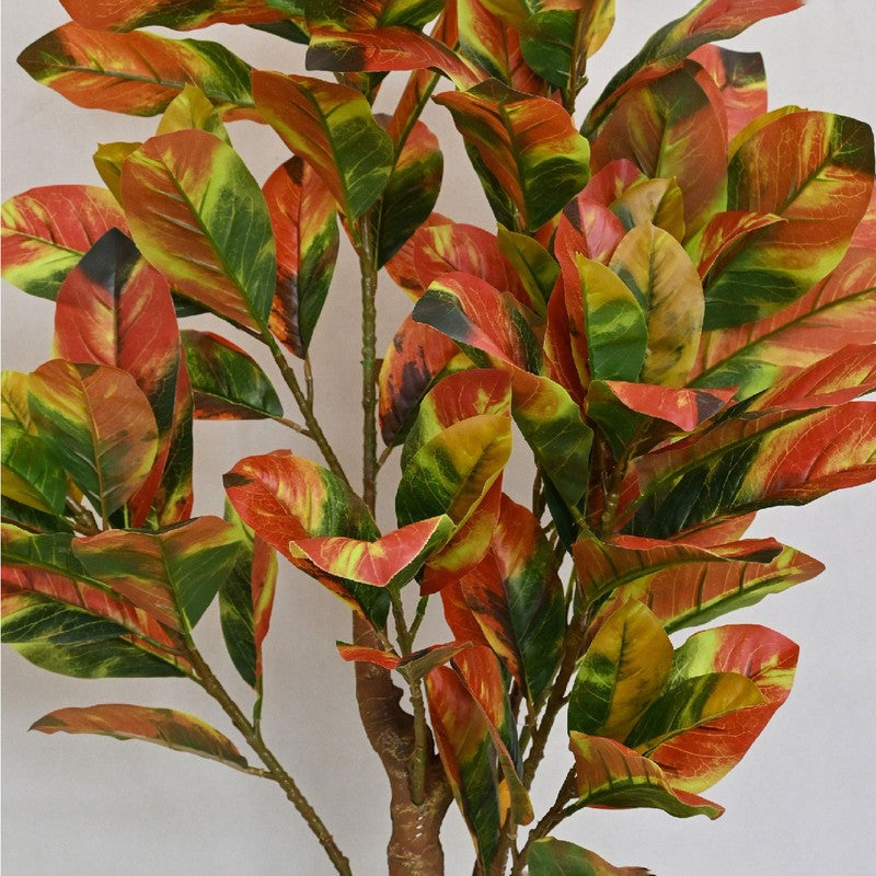 Arelon Autumn Leaf Artificial Plant With Black Plastic Pot - 110 cm (3.6 ft) media 5